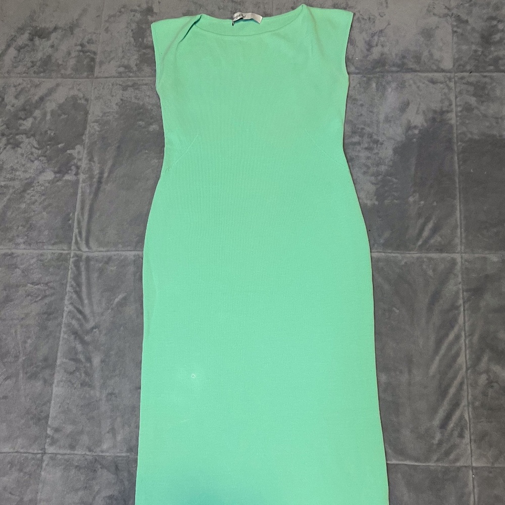 was $1,200! Gentry Portofino Woman's Dress Green Sleeveless  ~ Made in ITALY ~